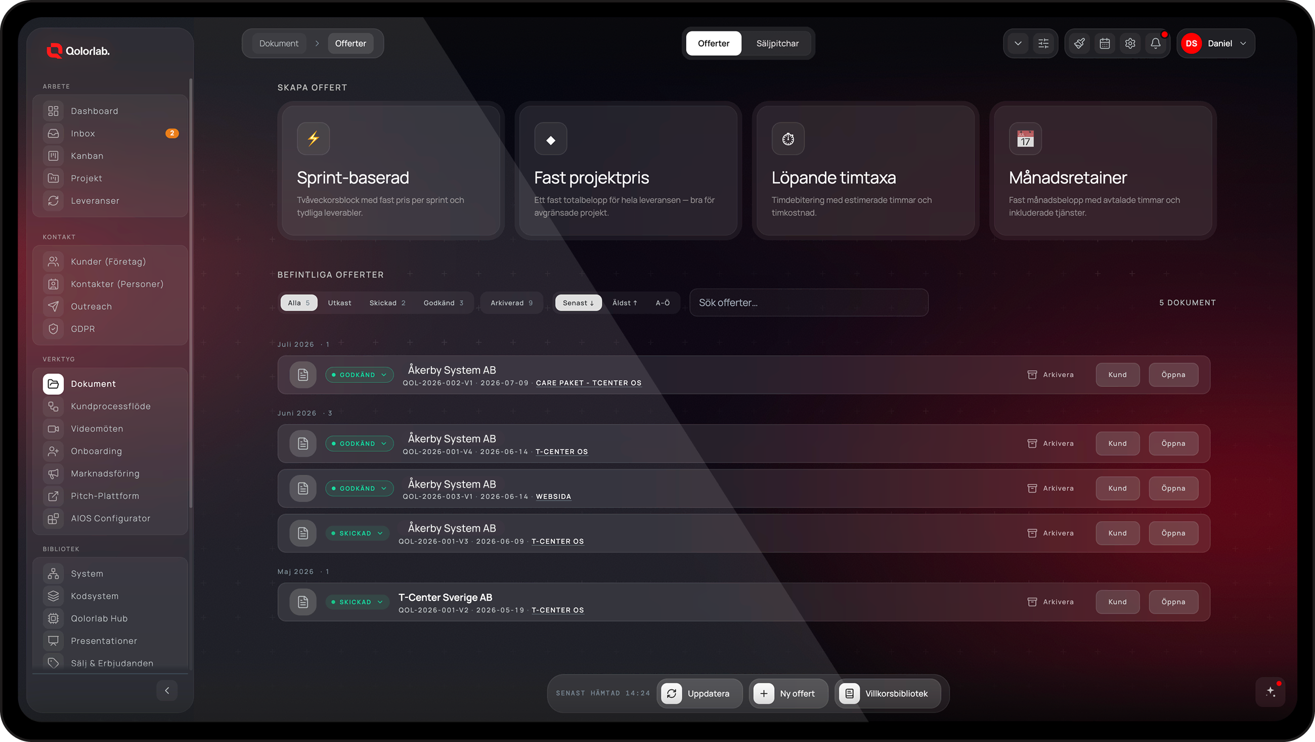 AIOS — offertverktyget