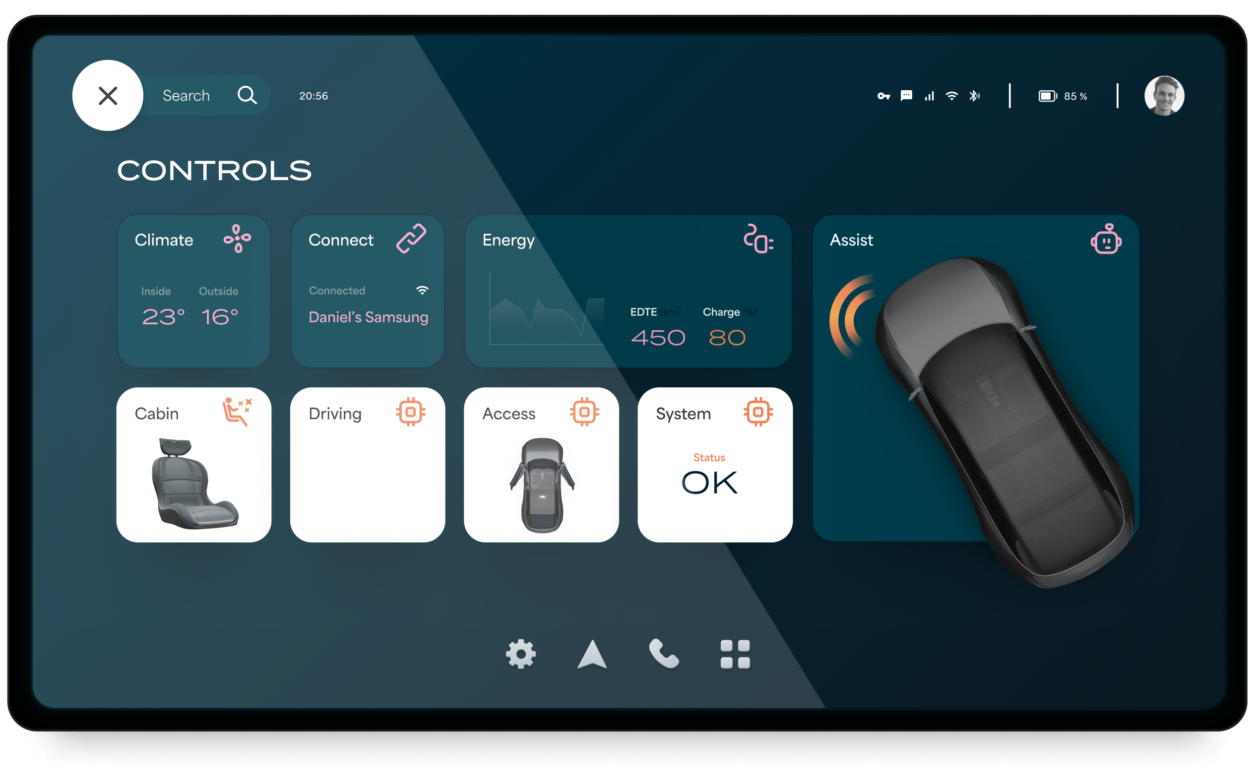 Monocot HMI — Controls